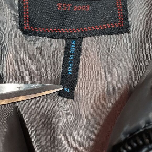 Yoki Faux Fur Vest in Gray and White - Picture 2 of 9